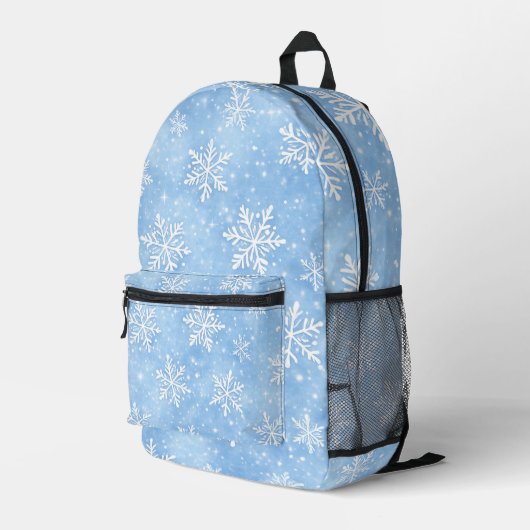 Frosted Sparkle Bedruckter Rucksack (Rückseitige Ecke Rechts)