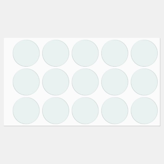 Frosted White Solid Color | Classic | Elegant Etiketten (Blatt)