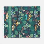 Froster Rennfahrer Kinder Personalisiert Fleecedecke (Vorderseite (Horizontal))