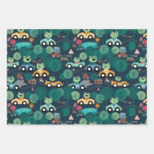 Froster Rennfahrer Kinder Personalisiert Geschenkpapier Set (Vorderseite 2)