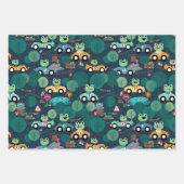 Froster Rennfahrer Kinder Personalisiert Geschenkpapier Set (Vorderseite 3)