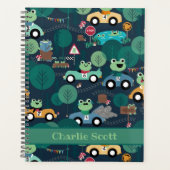 Froster Rennfahrer Kinder Personalisiert Planer (Vorderseite)