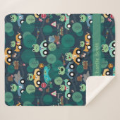 Froster Rennfahrer Kinder Personalisiert Sherpadecke (Vorderseite (Horizontal))