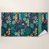 Froster Rennfahrer Kinder Personalisiert Strandtuch (Vorderseite)