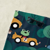 Froster Rennfahrer Kinder Personalisiert Strandtuch (Beispiel)