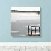 Froster See Leinwanddruck (Insitu (Holzboden))