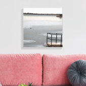 Froster See Leinwanddruck (Insitu (Wohnzimmer))