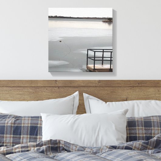 Froster See Leinwanddruck (Insitu (Schlafzimmer))
