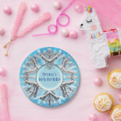 Frostes Eiswinterwunder Wunderland Grosses Party Pappteller (Party)