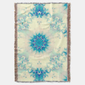 Frostes Wasser Frostig Blaue Winterschneeflocke Decke (Vorderseite Vertikal)