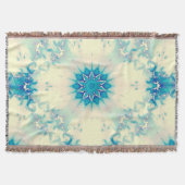 Frostes Wasser Frostig Blaue Winterschneeflocke Decke (Vorderseite)