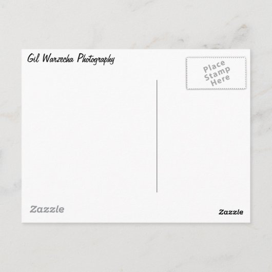 Frostfälle Postkarte (Rückseite)