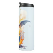Frostfire-Hatchling Blauer Drache  Thermosbecher (Nach rechts gedreht)