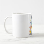 Frostfire Hatchling Blue Dragon Fantasy Kaffeetasse (Links)