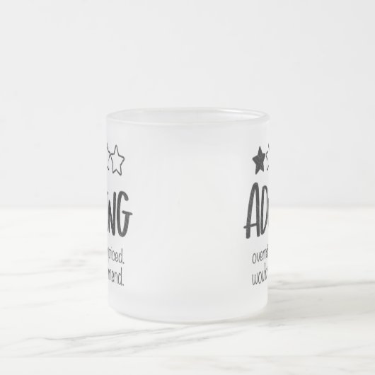 Frostglas Mattglastasse (Mittel)