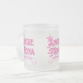 Frostiertes Glas-Mug Mattglastasse (Vorderseite Links)
