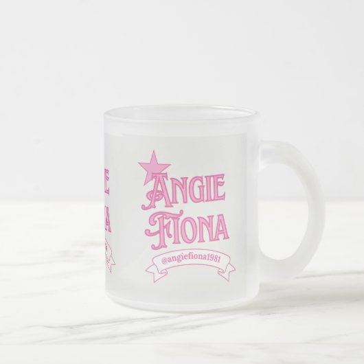Frostiertes Glas-Mug Mattglastasse (Rechts)