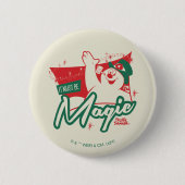 Frostig der Schneemann - Es muss magisch sein Button (Vorderseite)