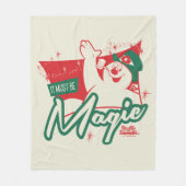 Frostig der Schneemann - Es muss magisch sein Fleecedecke (Vorderseite)