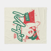 Frostig der Schneemann - Es muss magisch sein Fleecedecke (Vorderseite (Horizontal))