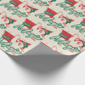 Frostig der Schneemann - Es muss magisch sein Geschenkpapier (Ecke)