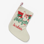 Frostig der Schneemann - Es muss magisch sein Kleiner Weihnachtsstrumpf (Vorderansicht (hängend))