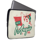 Frostig der Schneemann - Es muss magisch sein Laptopschutzhülle (Vorne Rechts)