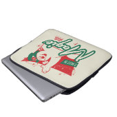 Frostig der Schneemann - Es muss magisch sein Laptopschutzhülle (Vorne Knopf)