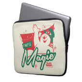 Frostig der Schneemann - Es muss magisch sein Laptopschutzhülle (Vorderseite Links)