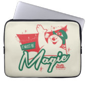 Frostig der Schneemann - Es muss magisch sein Laptopschutzhülle (Vorderseite)