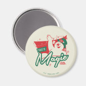 Frostig der Schneemann - Es muss magisch sein Magnet (Vorderseite/Rückseite)