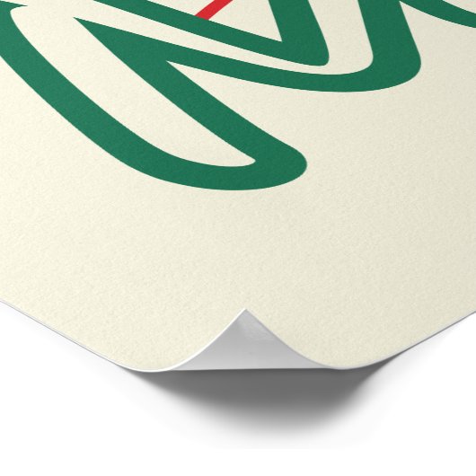 Frostig der Schneemann - Es muss magisch sein Poster (Ecke)