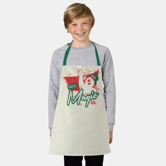 Frostig der Schneemann - Es muss magisch sein Schürze (Getragen)