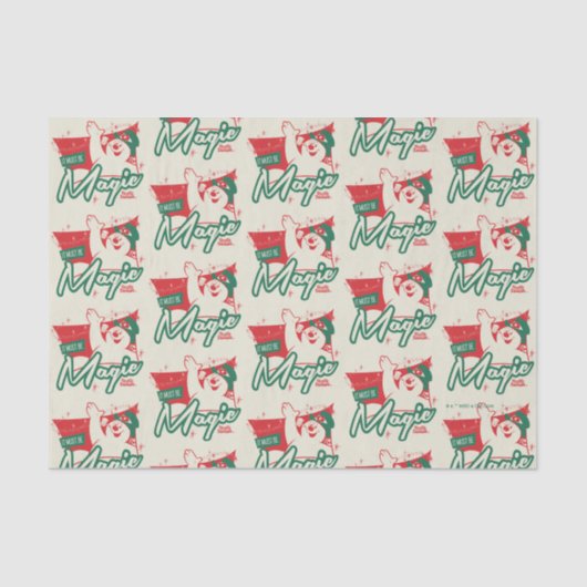 Frostig der Schneemann - Es muss magisch sein Seidenpapier (Vorderseite)