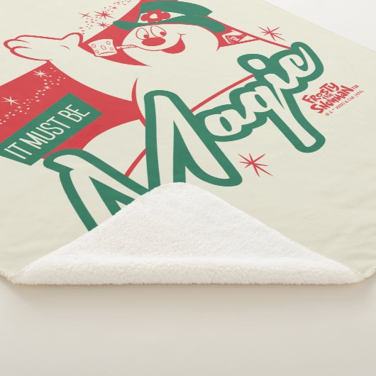 Frostig der Schneemann - Es muss magisch sein Sherpadecke (3/4)