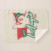 Frostig der Schneemann - Es muss magisch sein Sherpadecke (Vorderseite (Horizontal))