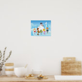 Frostig der Snowman™ Winter Poster (Küche)
