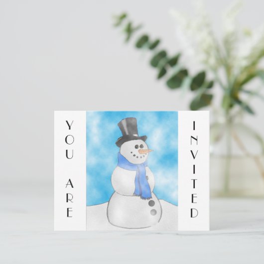 frostig einladung (Stehend Vorderseite)