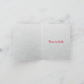 Frostige Bäume und Schnee an den Kratern des Monde Karte (Innenseite)