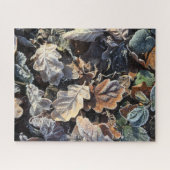 Frostige Blätter Puzzle (Horizontal)