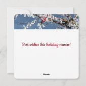 Frostige Branchen - Pauschalreise-Karte Feiertagskarte (Rückseite)