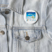 Frostige Fänge Ein kaltes, sonniges T-Shirts & Ges Button (Beispiel)