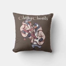 Frostige Melodien: Pinguin Duo Rocks On Kissen