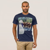 Frostige Outsourcing-Jobs T-Shirt (Vorne ganz)