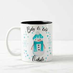 Frostige Schlucke  Zweifarbige Tasse