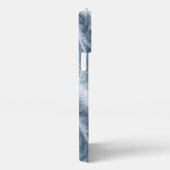 Frostige Schneeflocken auf einer gefrorenen Oberfl iPhone Hülle (Rechte Seite)