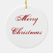 Frostige Szene Keramik Ornament (Hinten)