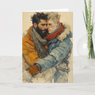 Frostige Umarmung Winter Karte