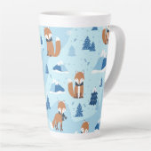 Frostige Winterfüchse Milchtasse (Rechte Ecke)