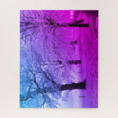 Frostiger Abend Puzzle (Vertikal)